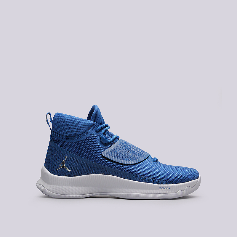 мужские синие баскетбольные кроссовки Jordan Super.Fly 5 PO 881571-406 - цена, описание, фото 1